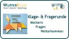 Icon: Tangramhund mit Text Klage- und Fragerunde. Text: Meckern, Fragen, Weiterkommen